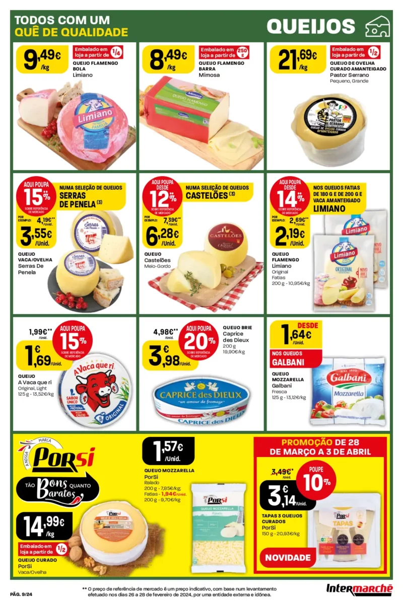 Antevis&atilde;o Folheto Intermarch&eacute; (28 mar&ccedil;o a 3 abril)