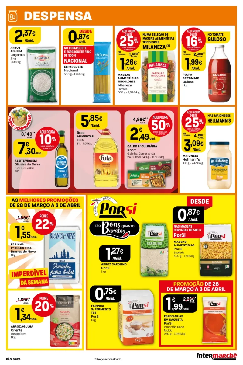 Antevis&atilde;o Folheto Intermarch&eacute; (28 mar&ccedil;o a 3 abril)