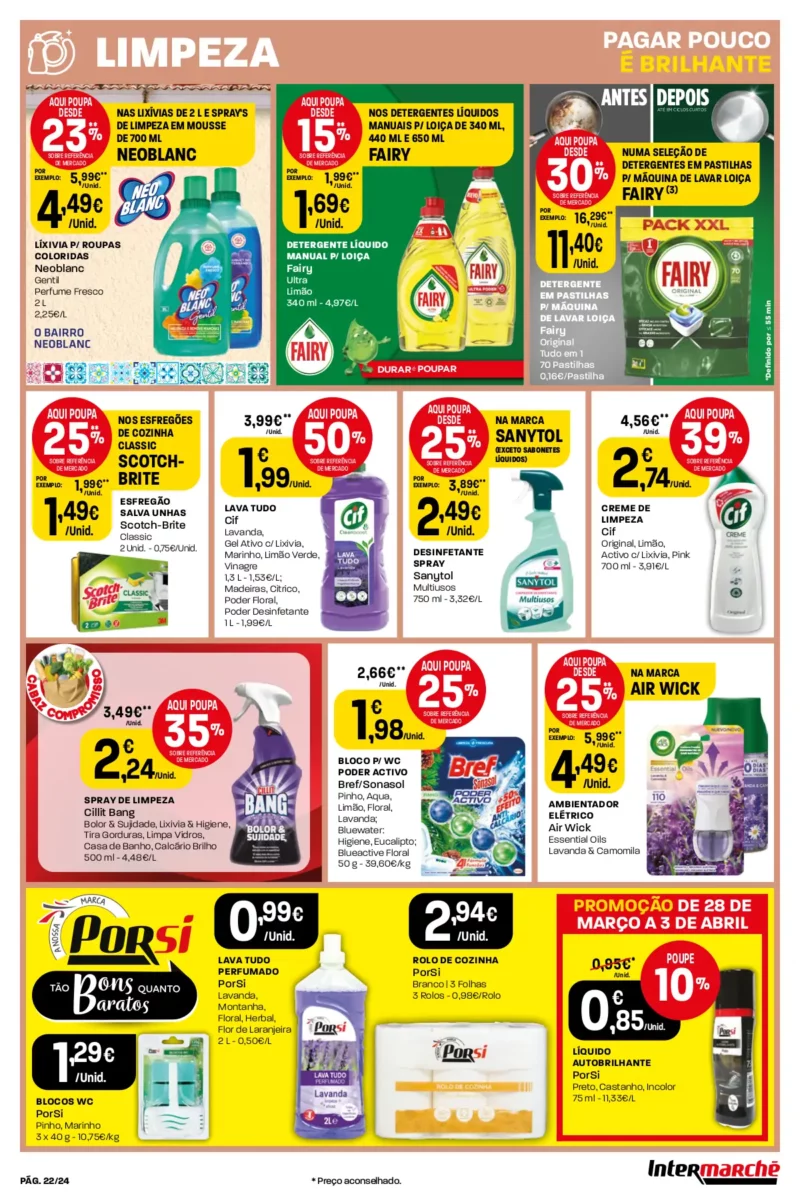 Antevis&atilde;o Folheto Intermarch&eacute; (28 mar&ccedil;o a 3 abril)