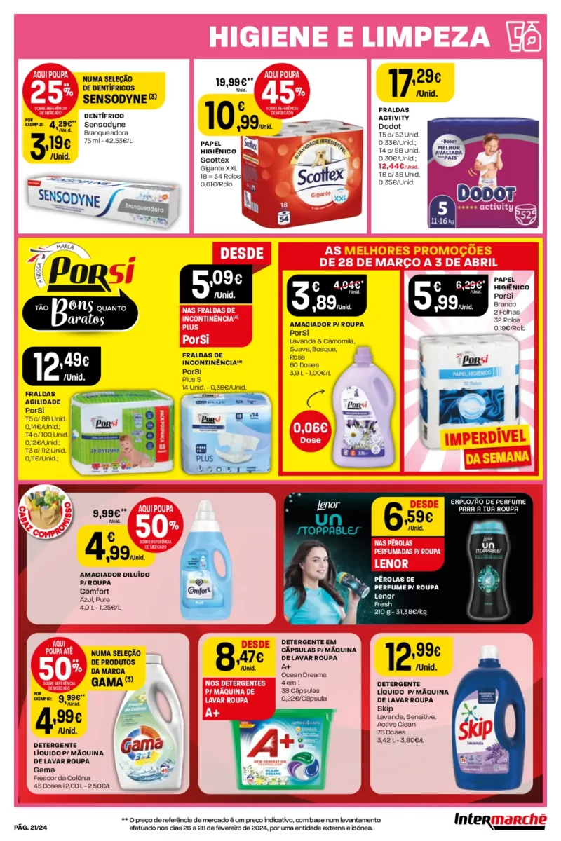 Antevis&atilde;o Folheto Intermarch&eacute; (28 mar&ccedil;o a 3 abril)