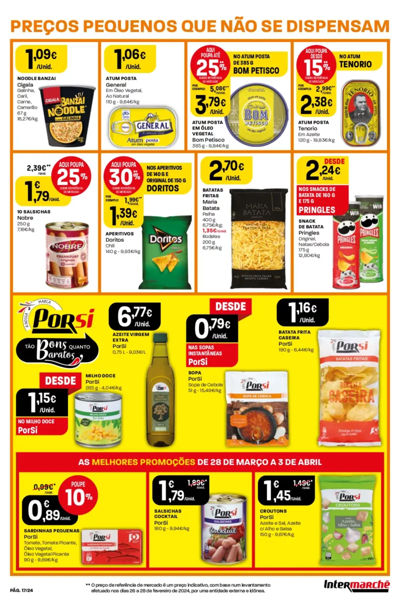 Antevis&atilde;o Folheto Intermarch&eacute; (28 mar&ccedil;o a 3 abril)