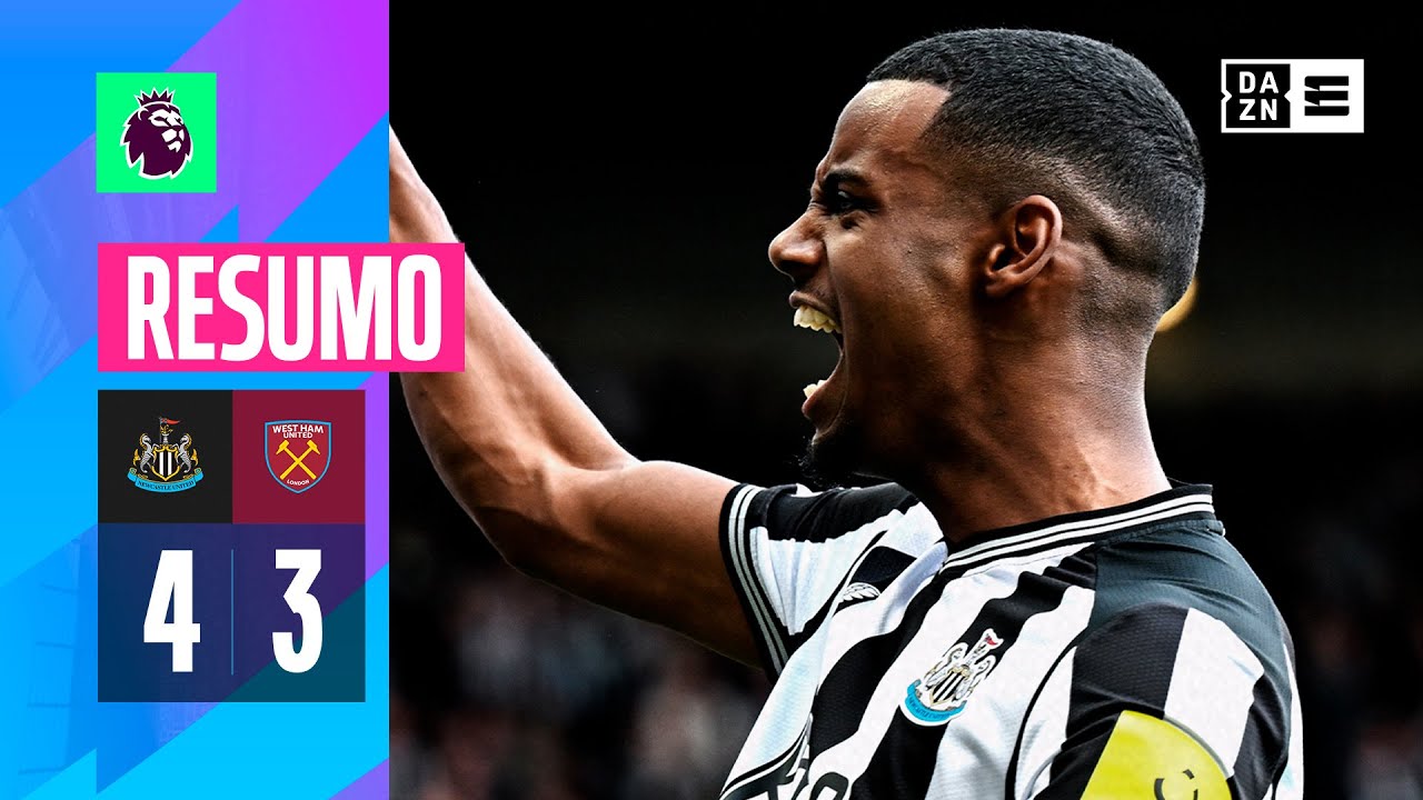 Resumo | Newcastle 4-3 West Ham | Premier League 23/24