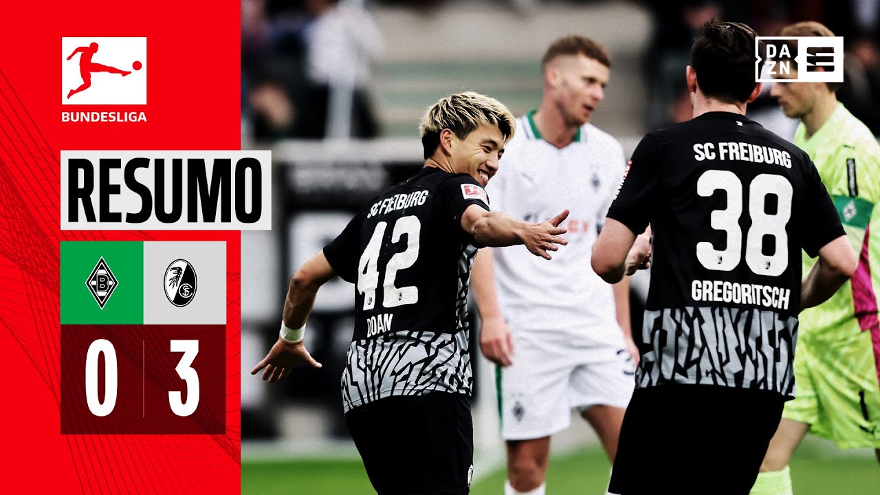 Resumo | Borussia Mönchengladbach 0-3 Freiburg | Bundesliga 23/24