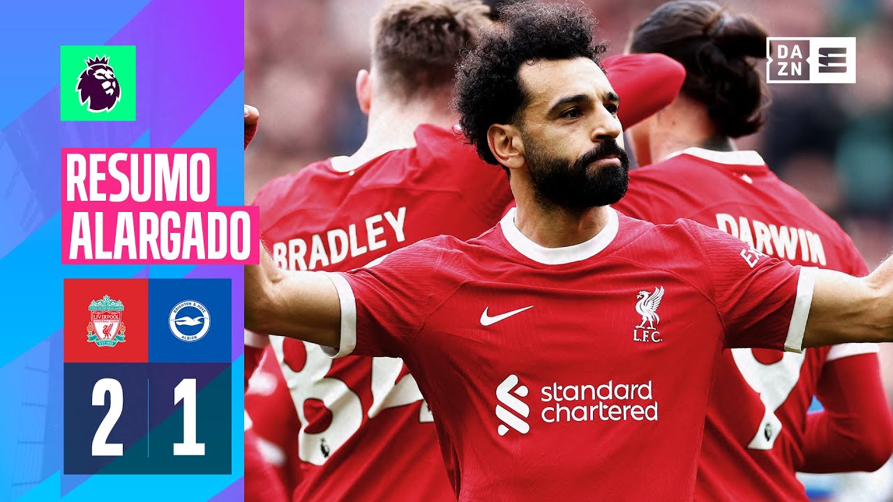Resumo alargado | Liverpool 2-1 Brighton | Premier League 23/24