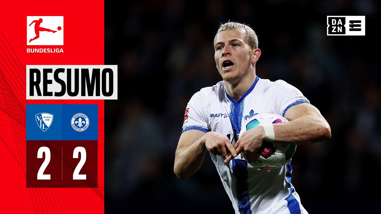 Resumo | Bochum 2-2 Darmstadt | Bundesliga 23/24
