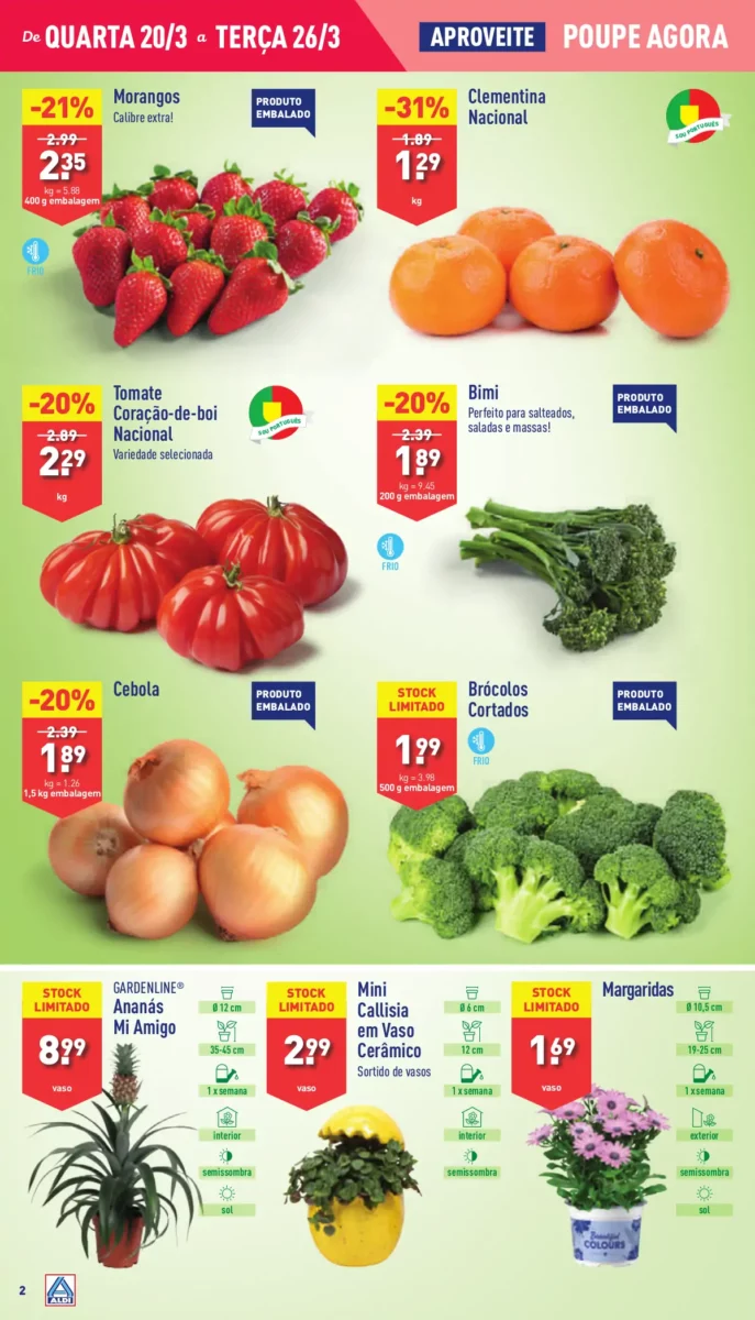 Antevis&atilde;o Folheto ALDI (20 a 26 mar&ccedil;o)