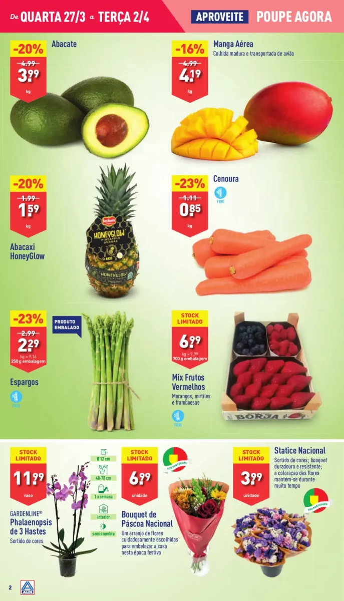 Antevis&atilde;o Folheto ALDI (27 mar&ccedil;o a 2 abril)