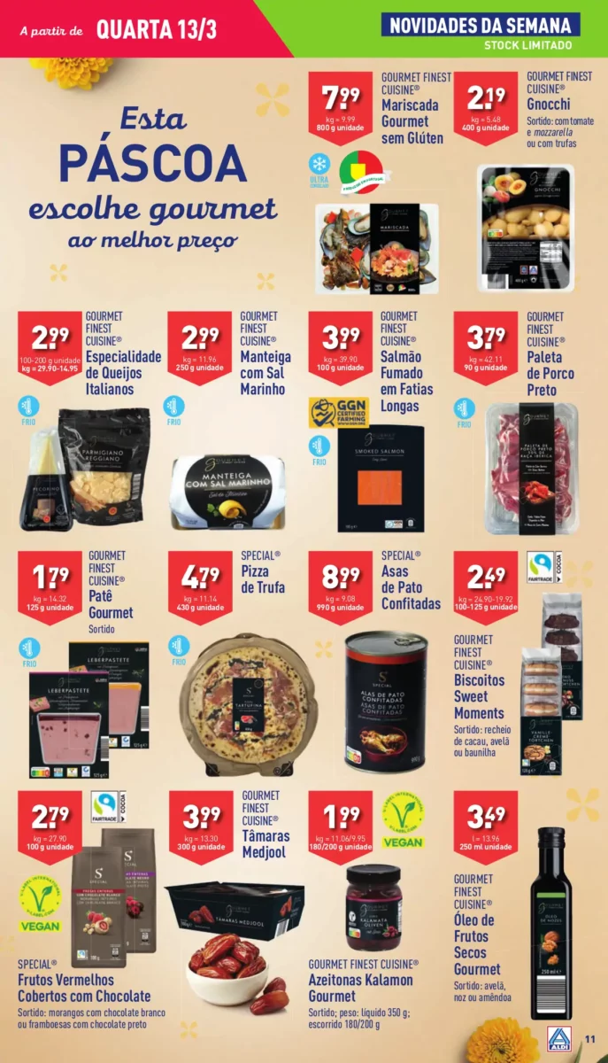 Antevis&atilde;o Folheto ALDI (13 a 19 mar&ccedil;o)