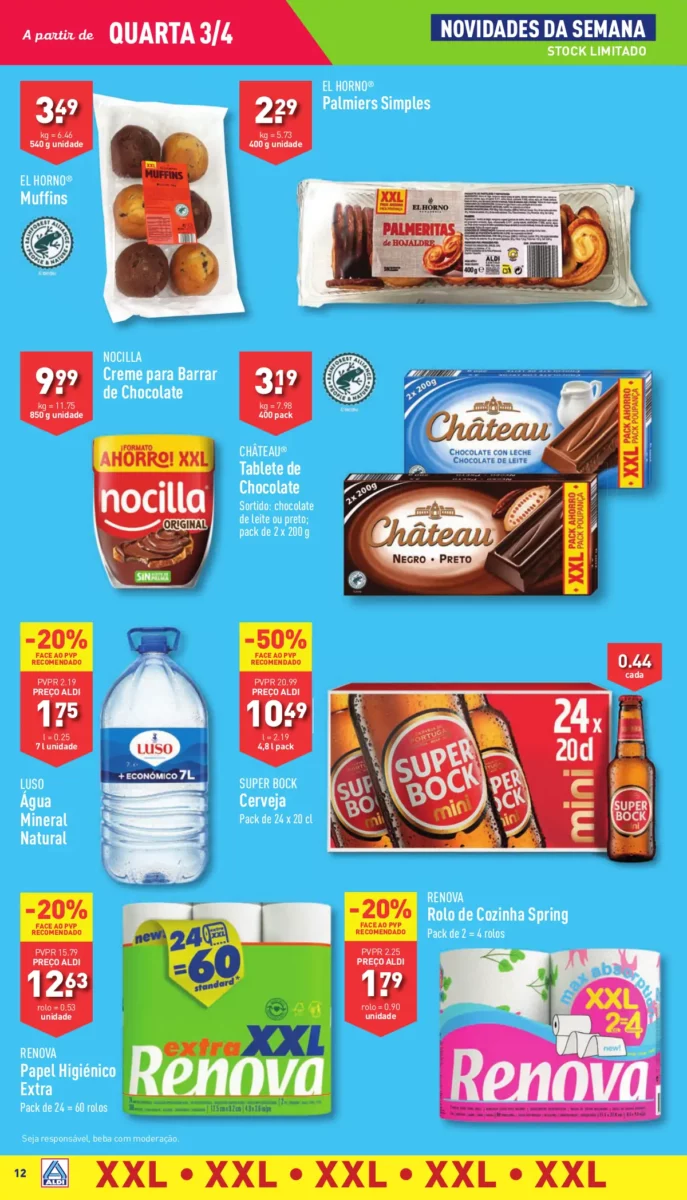 Antevis&atilde;o Folheto ALDI (3 a 9 abril)