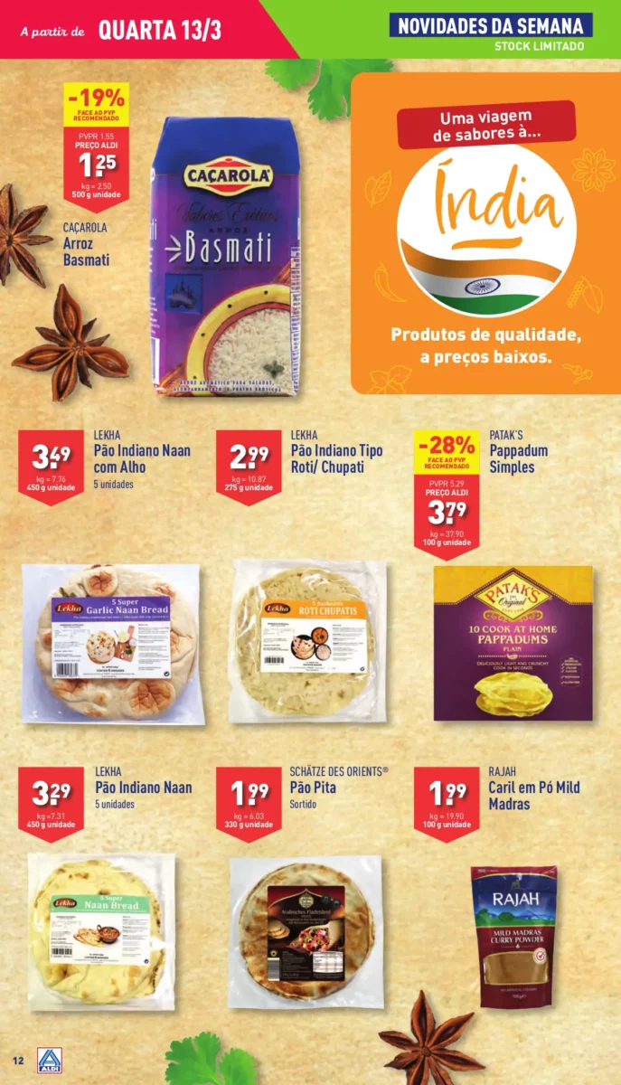 Antevis&atilde;o Folheto ALDI (13 a 19 mar&ccedil;o)