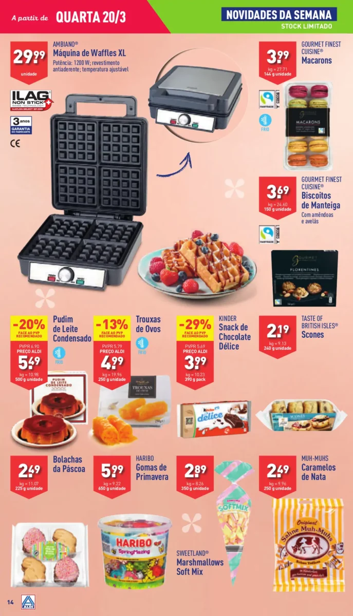 Antevis&atilde;o Folheto ALDI (20 a 26 mar&ccedil;o)