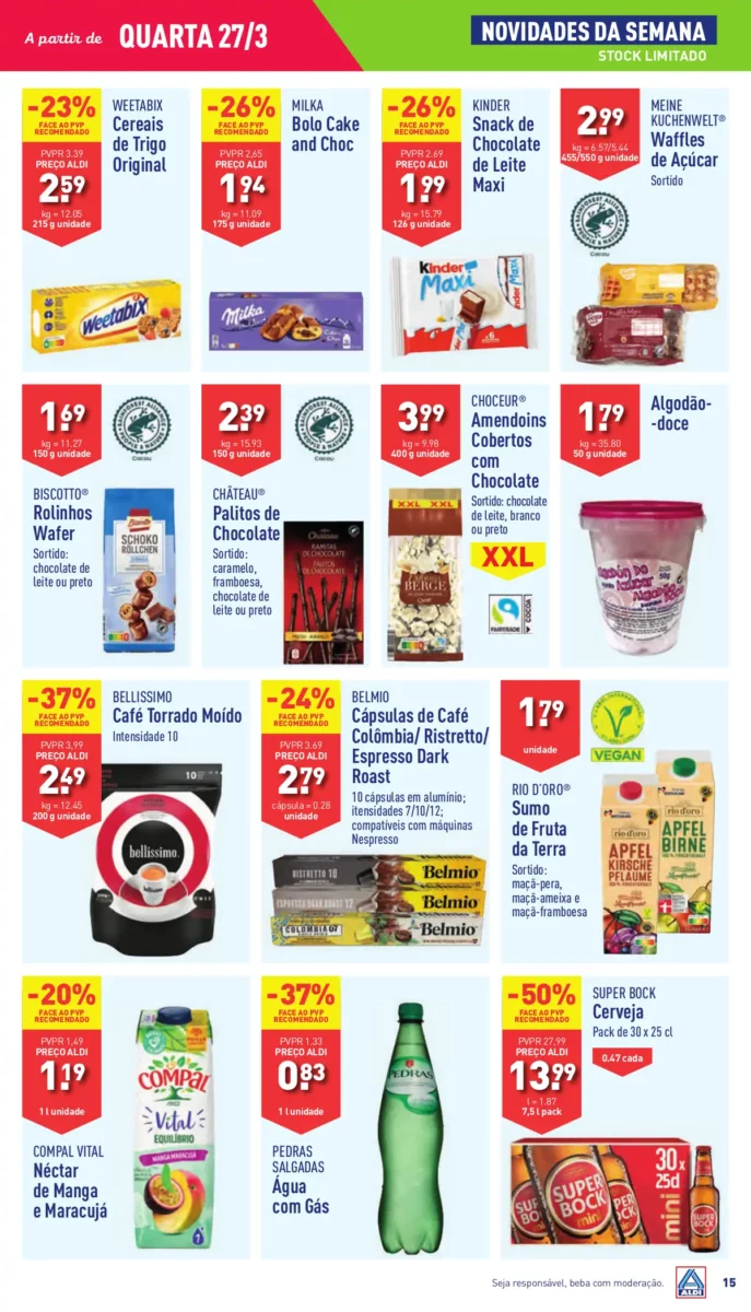 Antevis&atilde;o Folheto ALDI (27 mar&ccedil;o a 2 abril)