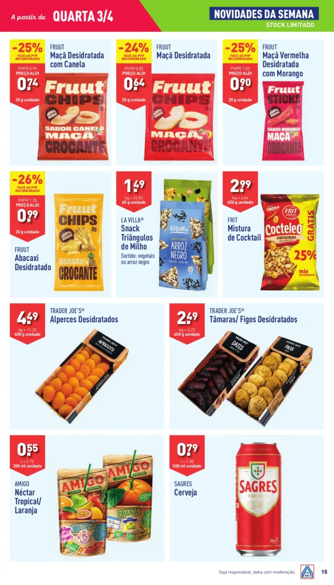 Antevis&atilde;o Folheto ALDI (3 a 9 abril)