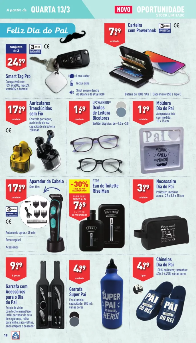 Antevis&atilde;o Folheto ALDI (13 a 19 mar&ccedil;o)