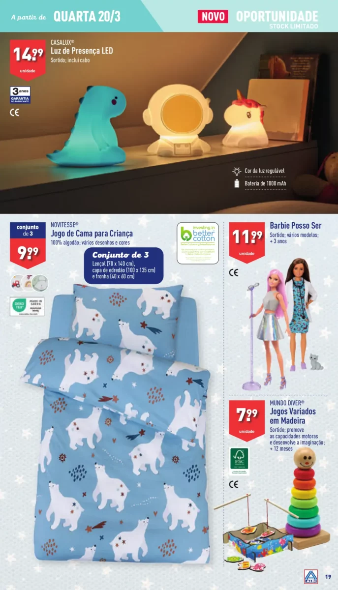 Antevis&atilde;o Folheto ALDI (20 a 26 mar&ccedil;o)