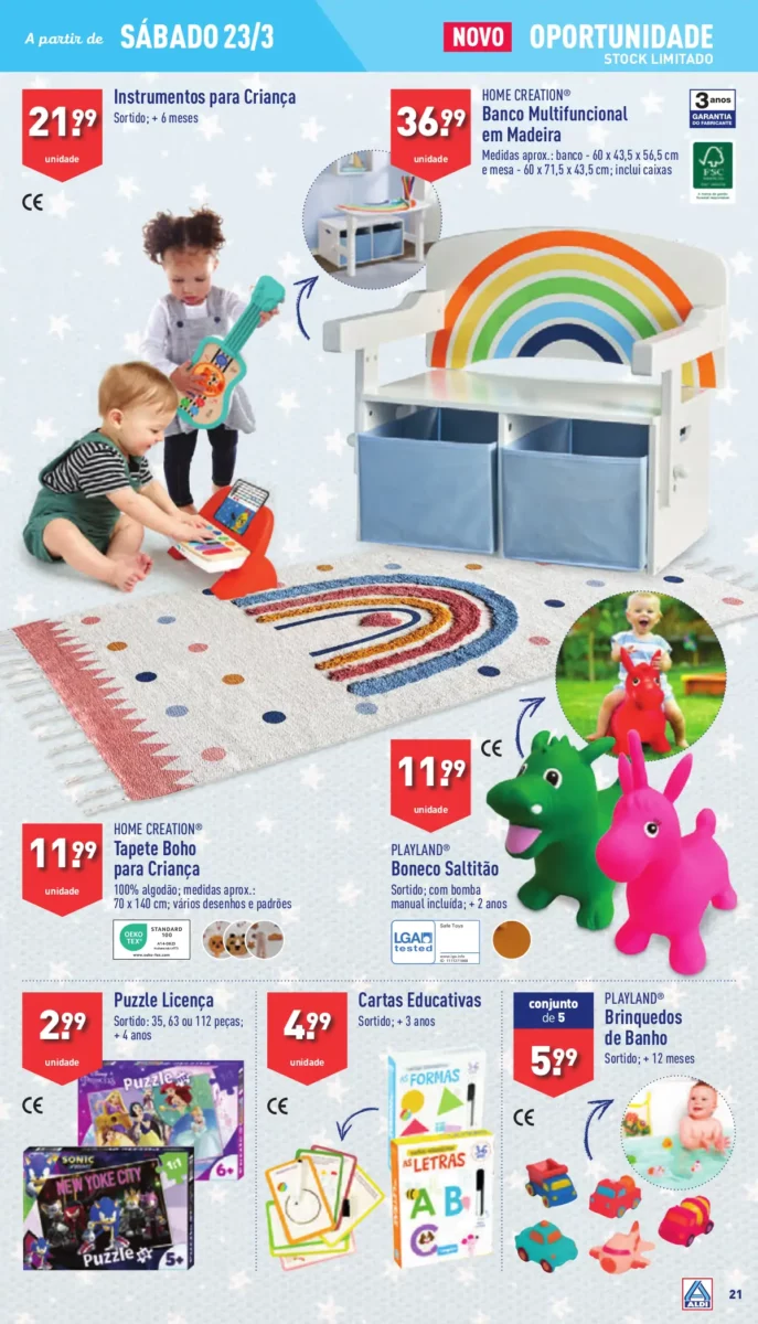 Antevis&atilde;o Folheto ALDI (20 a 26 mar&ccedil;o)