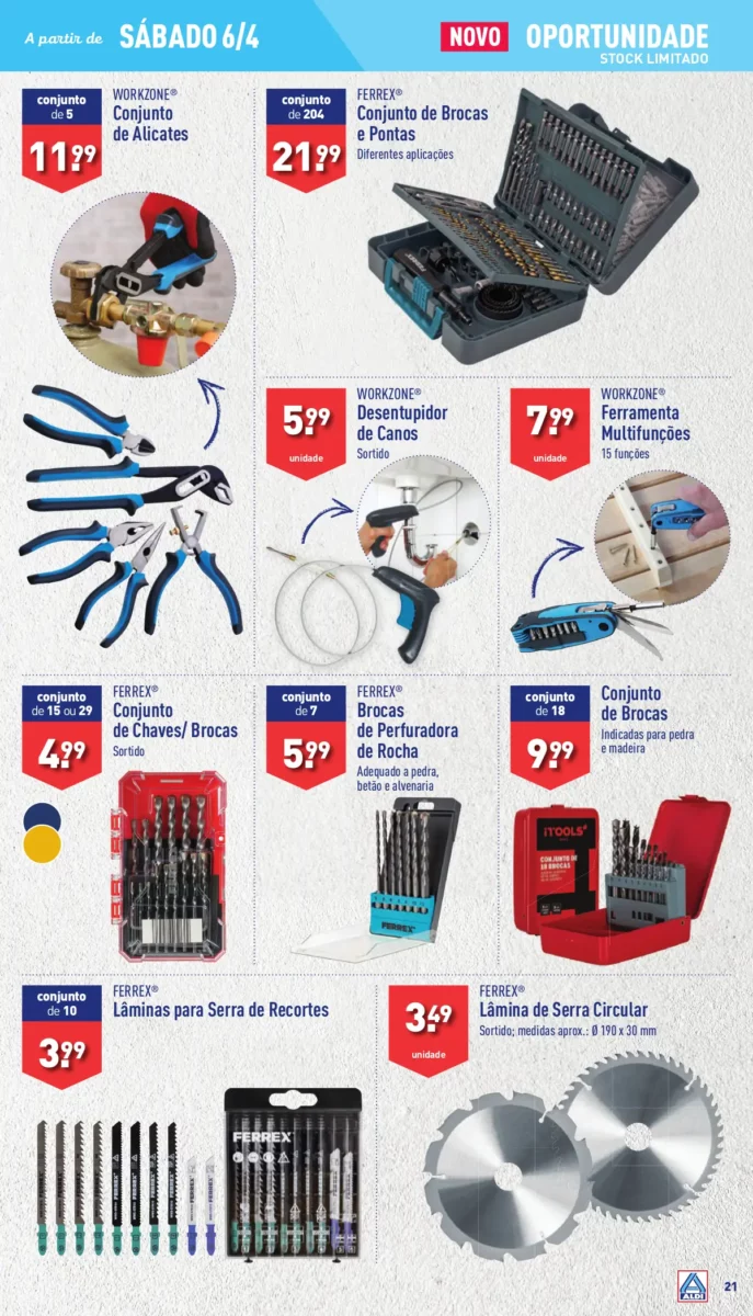 Antevis&atilde;o Folheto ALDI (3 a 9 abril)