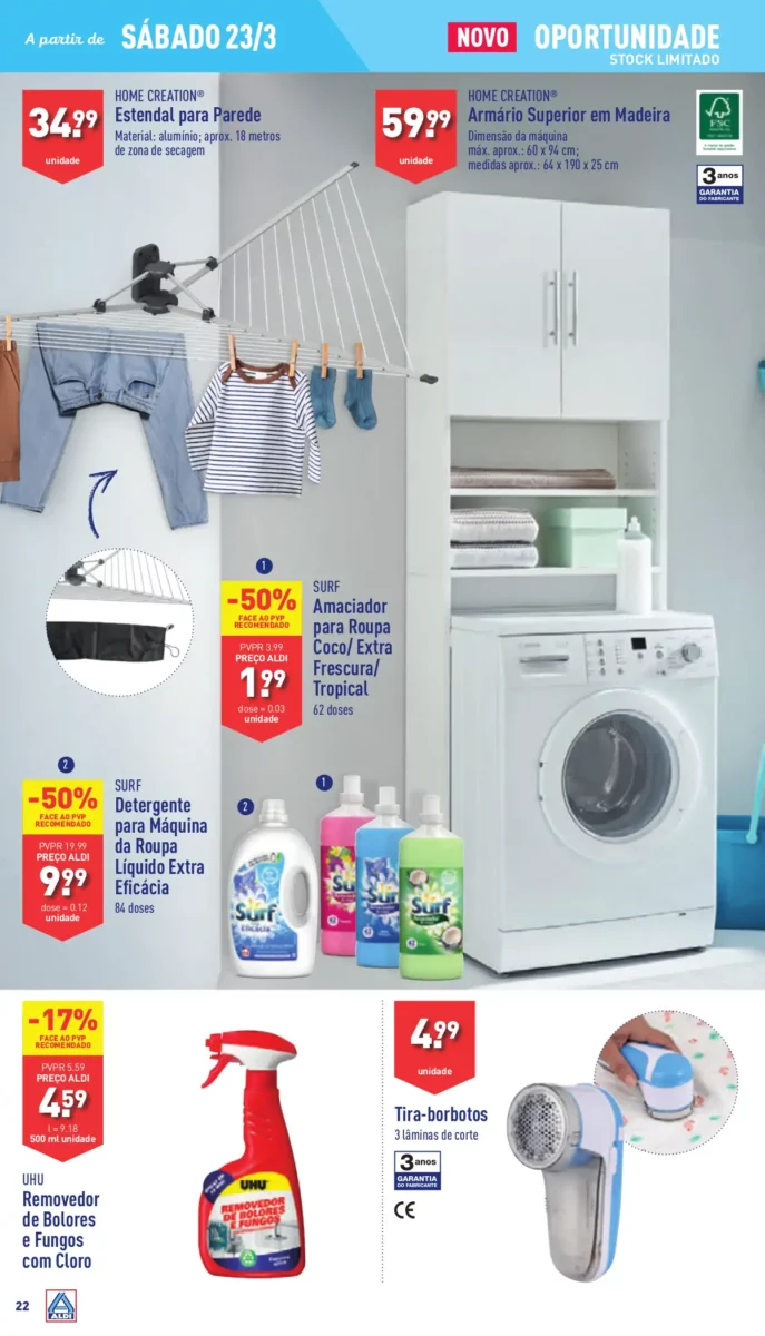 Antevis&atilde;o Folheto ALDI (20 a 26 mar&ccedil;o)