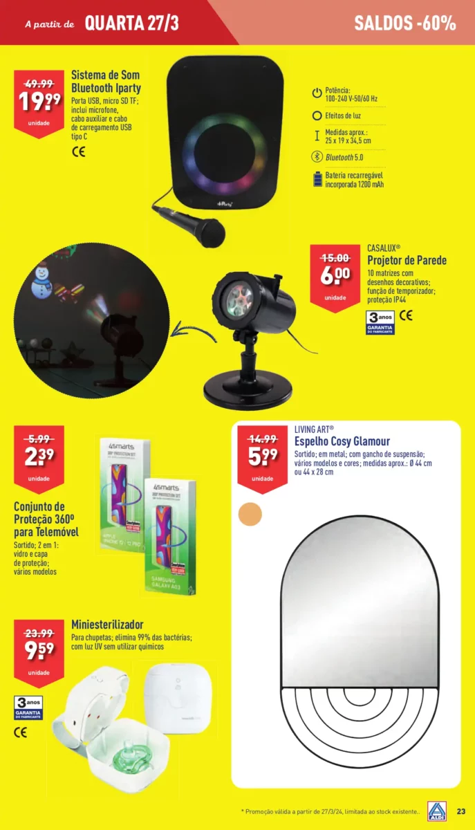 Antevis&atilde;o Folheto ALDI (27 mar&ccedil;o a 2 abril)