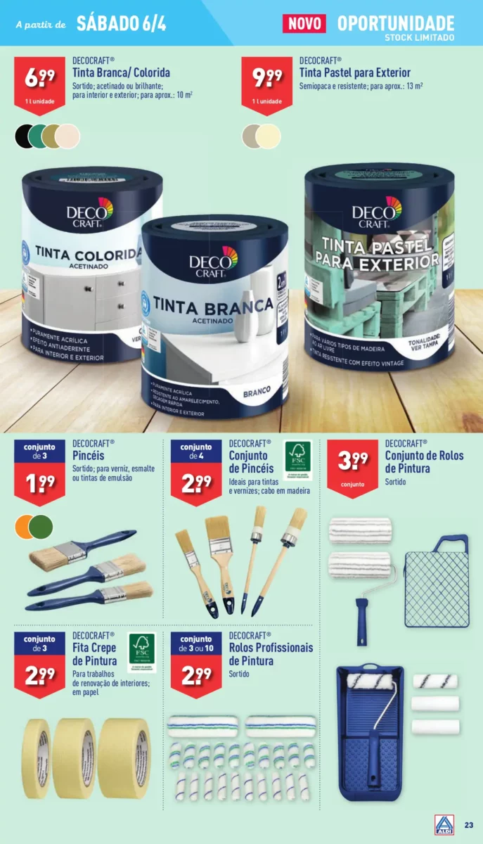 Antevis&atilde;o Folheto ALDI (3 a 9 abril)