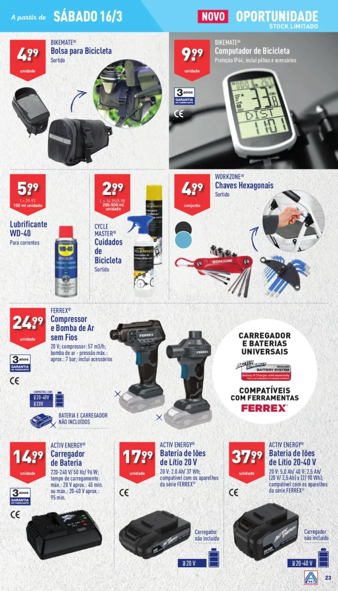 Antevis&atilde;o Folheto ALDI (13 a 19 mar&ccedil;o)