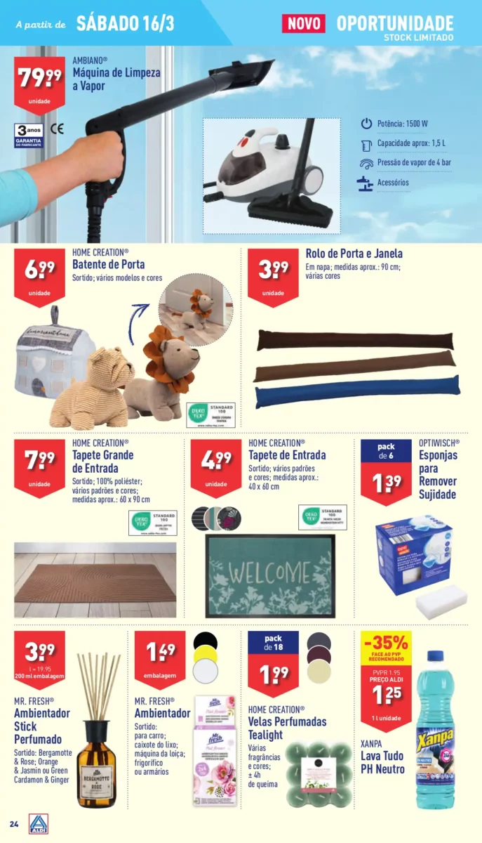Antevis&atilde;o Folheto ALDI (13 a 19 mar&ccedil;o)