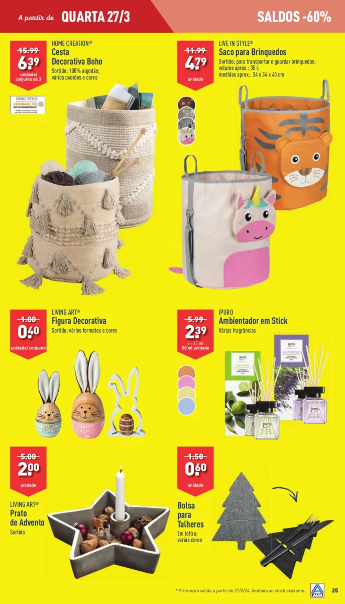 Antevis&atilde;o Folheto ALDI (27 mar&ccedil;o a 2 abril)