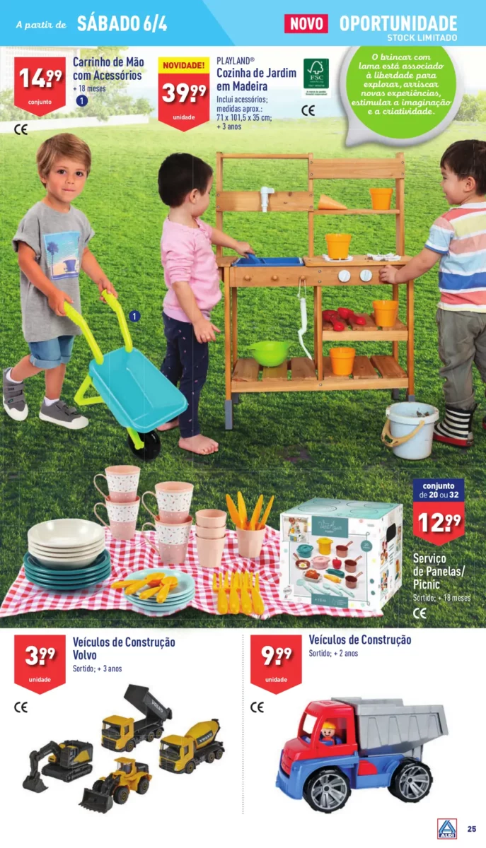 Antevis&atilde;o Folheto ALDI (3 a 9 abril)