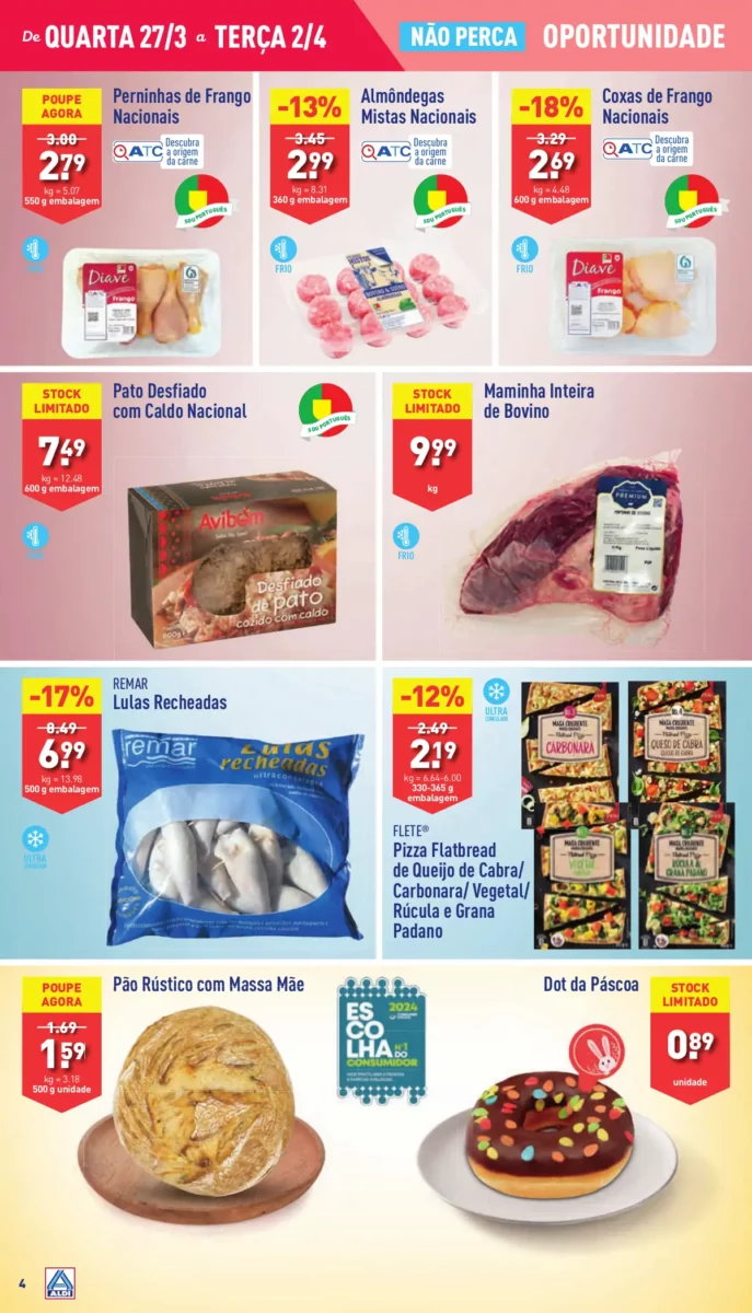 Antevis&atilde;o Folheto ALDI (27 mar&ccedil;o a 2 abril)