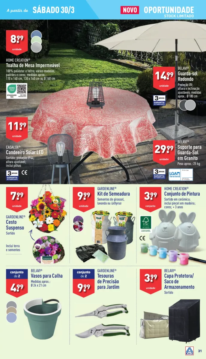 Antevis&atilde;o Folheto ALDI (27 mar&ccedil;o a 2 abril)