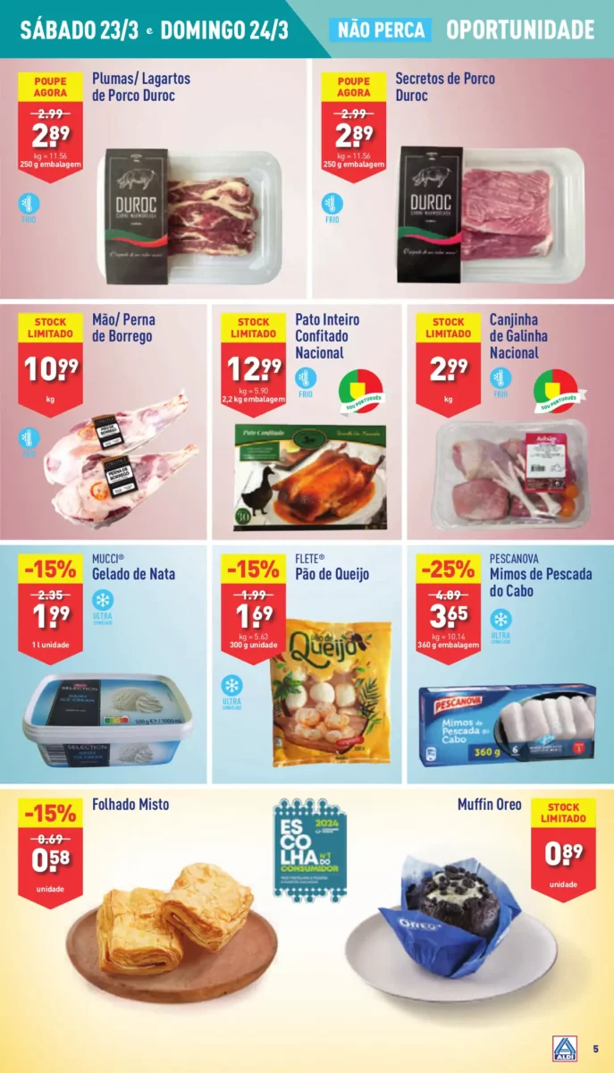 Antevis&atilde;o Folheto ALDI (20 a 26 mar&ccedil;o)