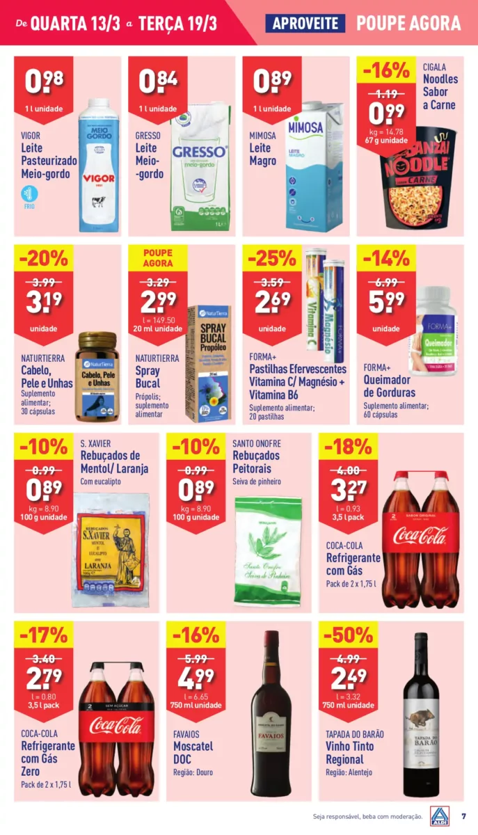 Antevis&atilde;o Folheto ALDI (13 a 19 mar&ccedil;o)