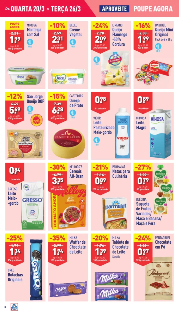Antevis&atilde;o Folheto ALDI (20 a 26 mar&ccedil;o)