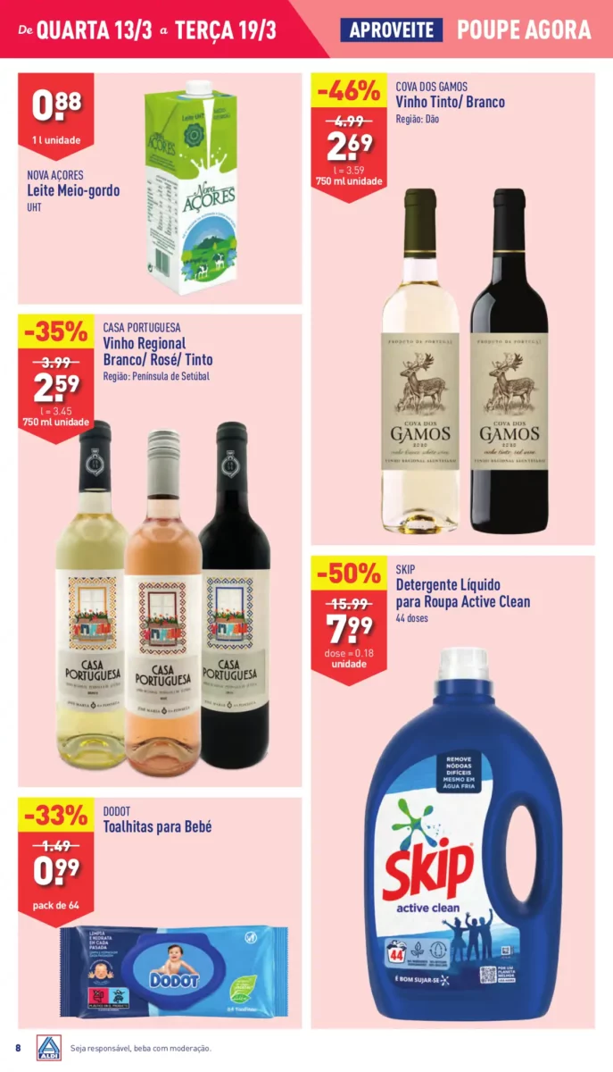 Antevis&atilde;o Folheto ALDI (13 a 19 mar&ccedil;o)