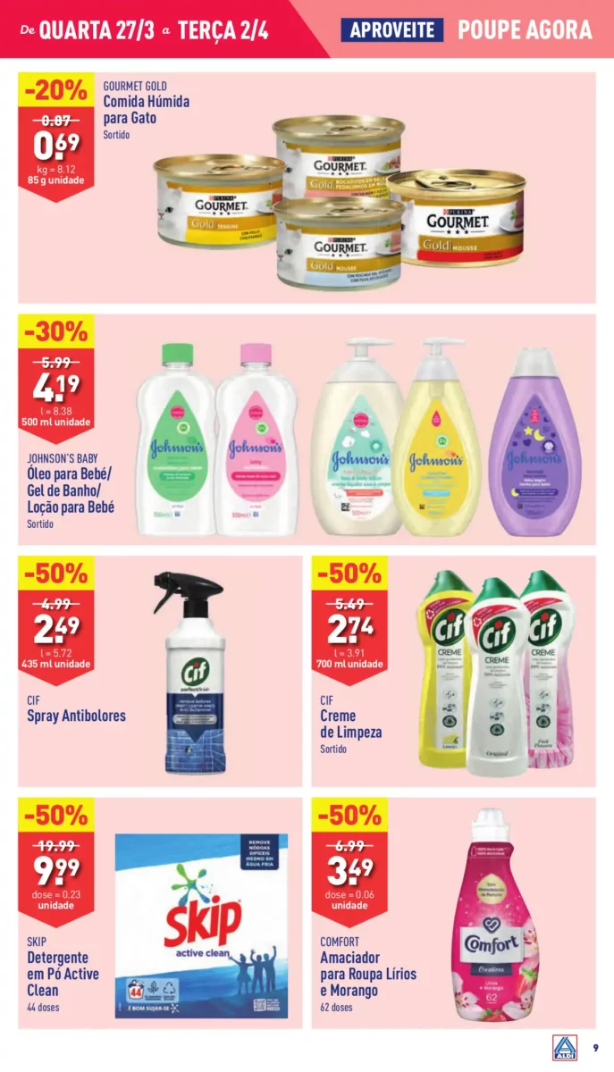 Antevis&atilde;o Folheto ALDI (27 mar&ccedil;o a 2 abril)