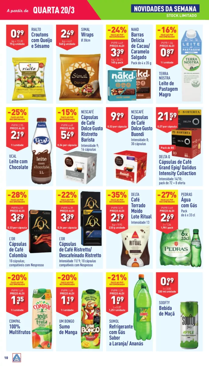 Antevis&atilde;o Folheto ALDI (20 a 26 mar&ccedil;o)