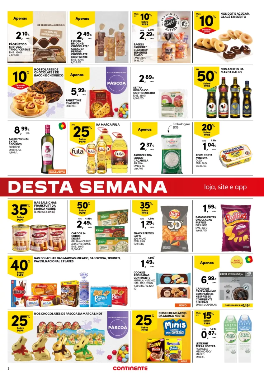 Folheto Continente fim-de-semana (15 a 18 mar&ccedil;o)