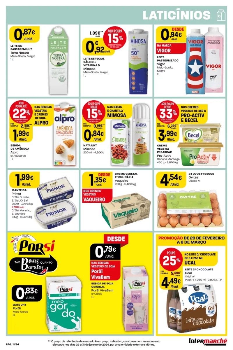 Antevis&atilde;o Folheto Intermarch&eacute; (29 fevereiro a 6 mar&ccedil;o)