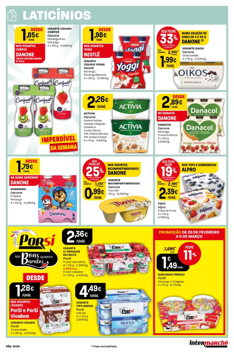 Antevis&atilde;o Folheto Intermarch&eacute; (29 fevereiro a 6 mar&ccedil;o)