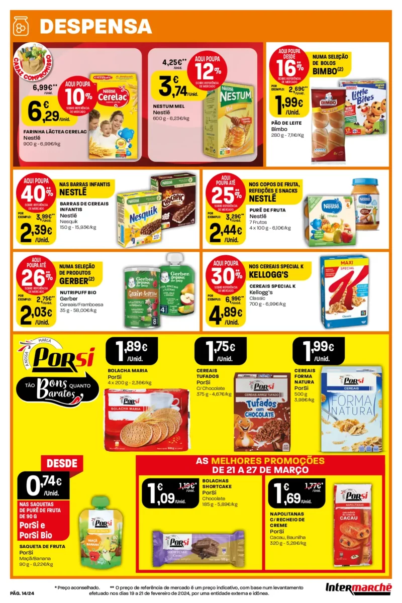 Antevis&atilde;o Folheto Intermarch&eacute; (21 a 27 mar&ccedil;o)