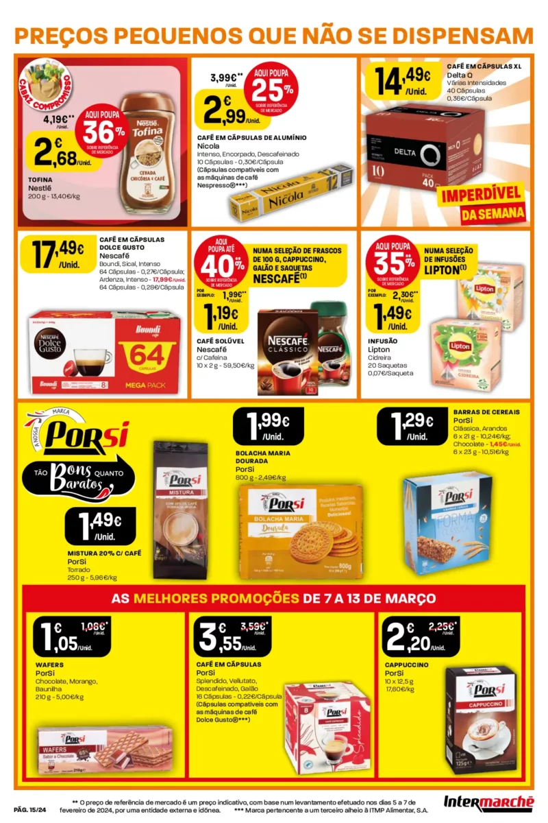 Antevis&atilde;o Folheto Intermarch&eacute; (7 a 13 mar&ccedil;o)