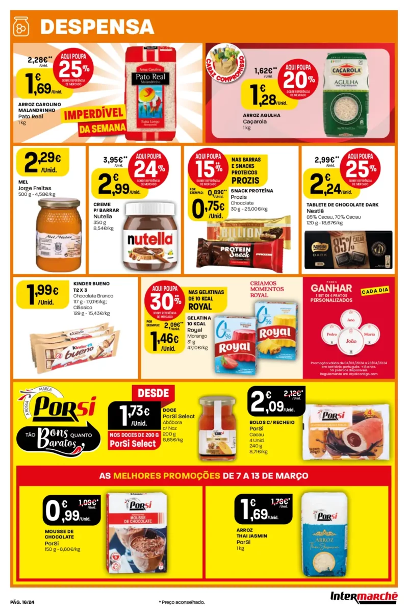 Antevis&atilde;o Folheto Intermarch&eacute; (7 a 13 mar&ccedil;o)
