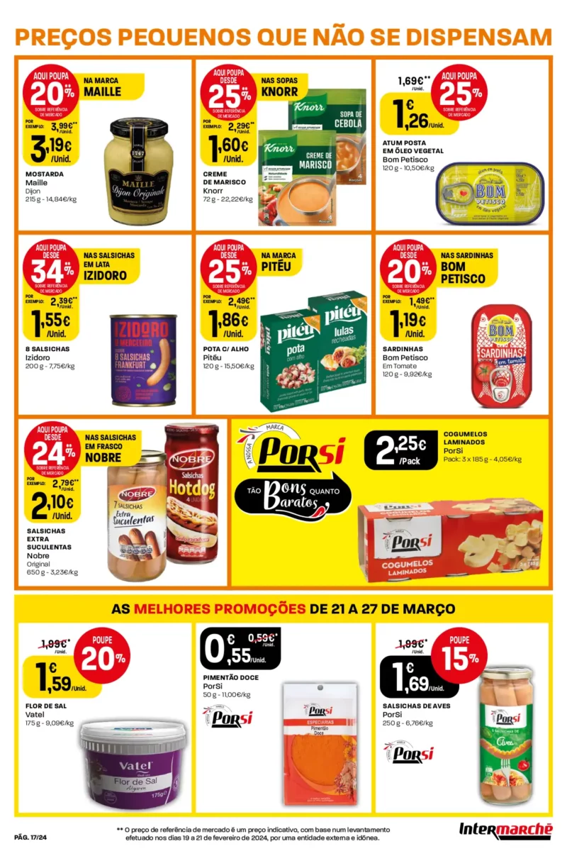 Antevis&atilde;o Folheto Intermarch&eacute; (21 a 27 mar&ccedil;o)