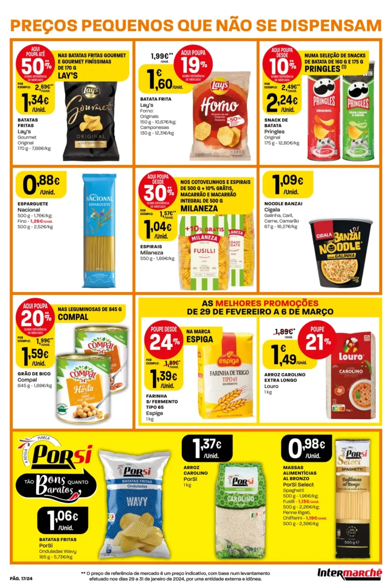 Antevis&atilde;o Folheto Intermarch&eacute; (29 fevereiro a 6 mar&ccedil;o)