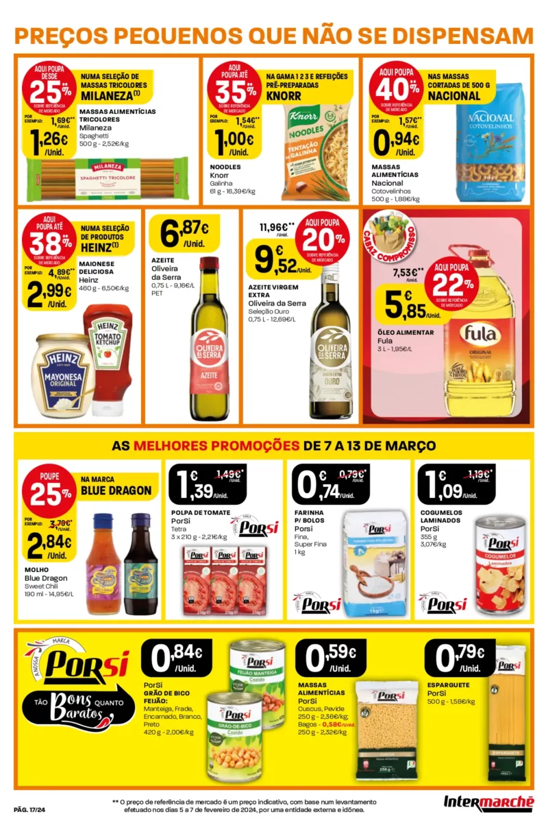 Antevis&atilde;o Folheto Intermarch&eacute; (7 a 13 mar&ccedil;o)