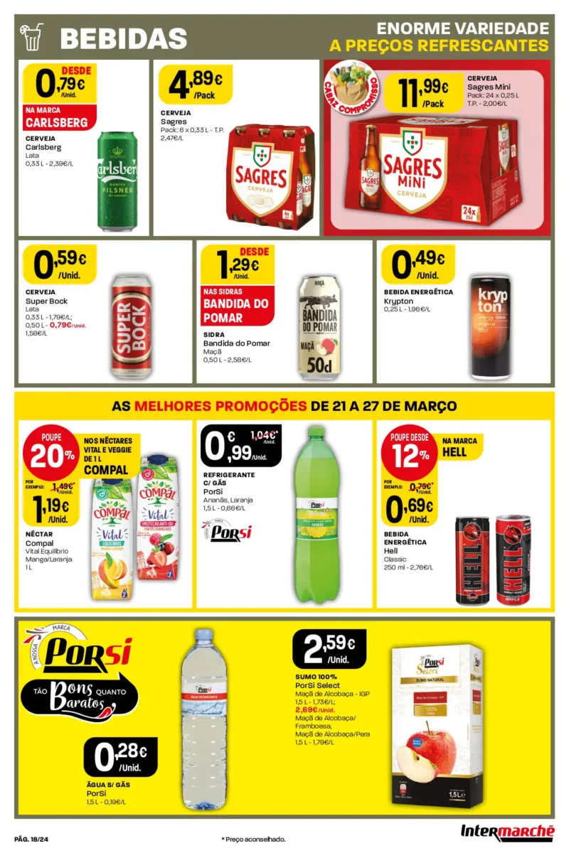 Antevis&atilde;o Folheto Intermarch&eacute; (21 a 27 mar&ccedil;o)