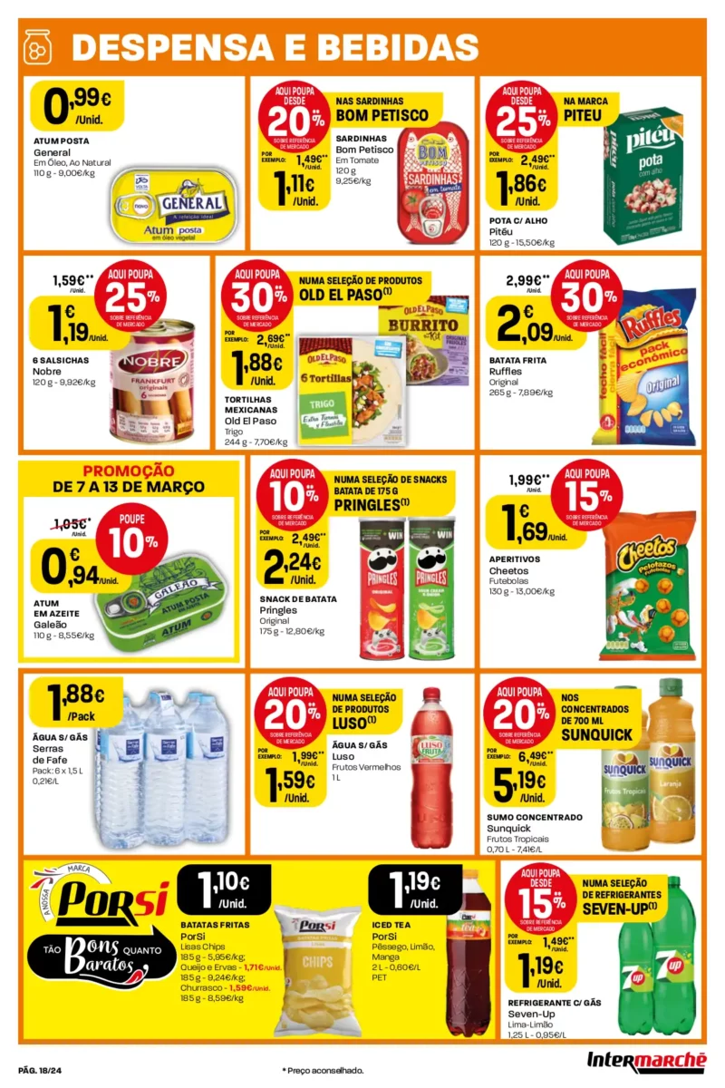 Antevis&atilde;o Folheto Intermarch&eacute; (7 a 13 mar&ccedil;o)