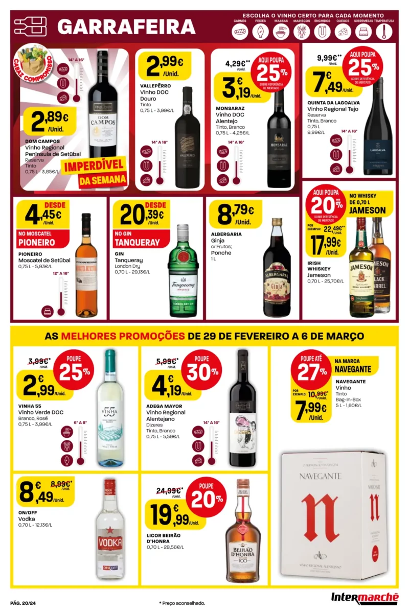 Antevis&atilde;o Folheto Intermarch&eacute; (29 fevereiro a 6 mar&ccedil;o)