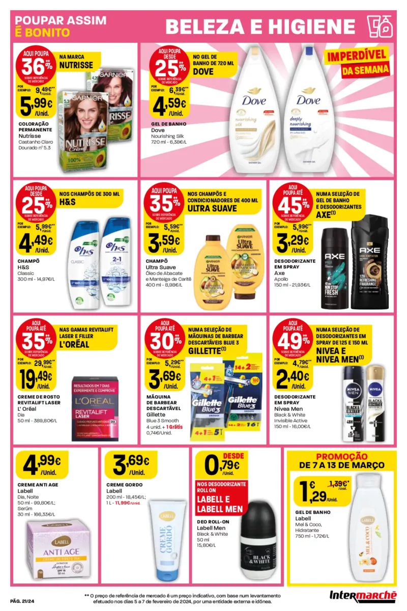 Antevis&atilde;o Folheto Intermarch&eacute; (7 a 13 mar&ccedil;o)