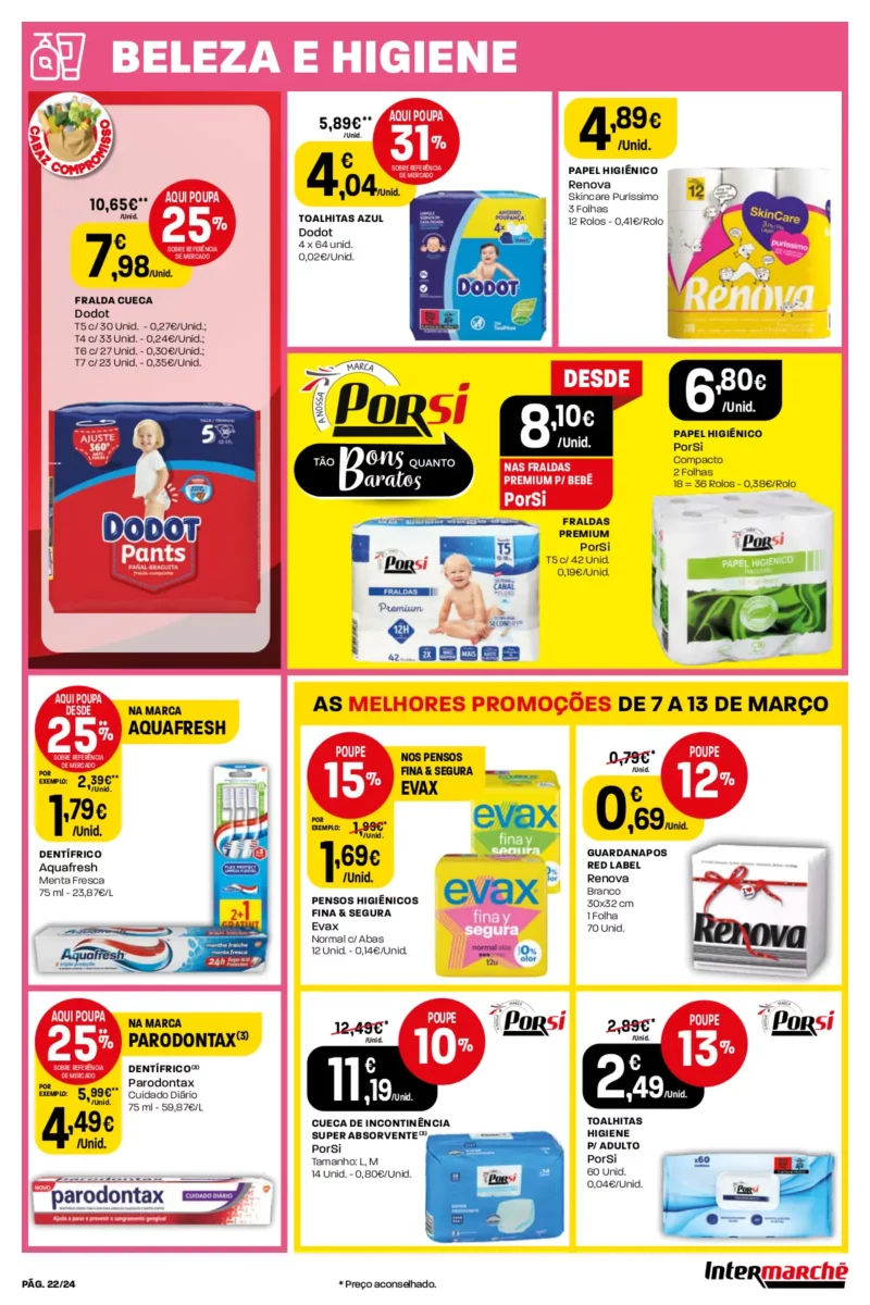 Antevis&atilde;o Folheto Intermarch&eacute; (7 a 13 mar&ccedil;o)